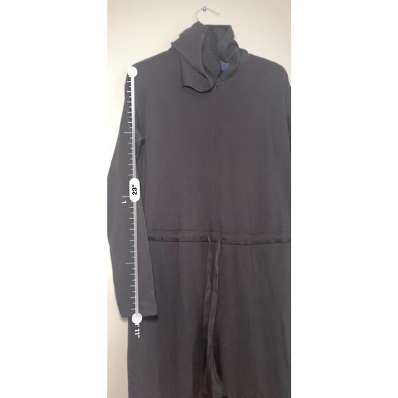 Eileen Fisher • Cozy Brushed Terry Hug Hooded Jumpsuit size XS - Picture 7 of 9